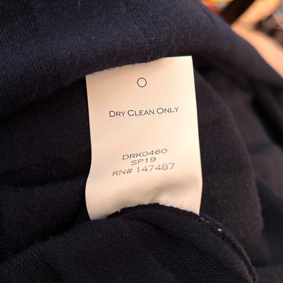 Draper James Sailer stripe Knit Pleated Dress Blue Shortsleeve A-line - Picture 10 of 12